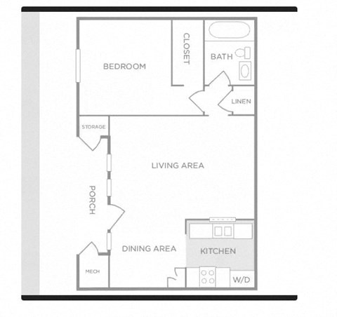 a floor plan of a small apartment